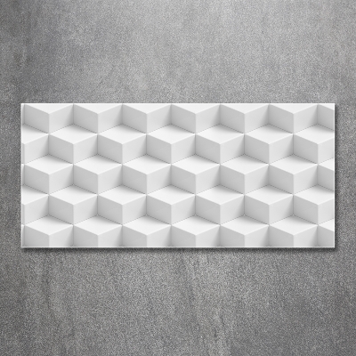 Glasbild 3D-Abstraktion