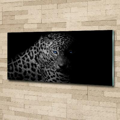 Foto glasbild Leopard