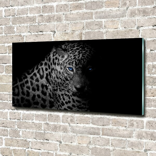 Foto glasbild Leopard