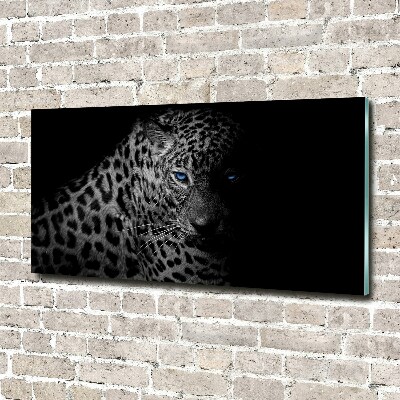Foto glasbild Leopard