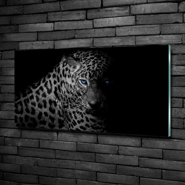 Foto glasbild Leopard