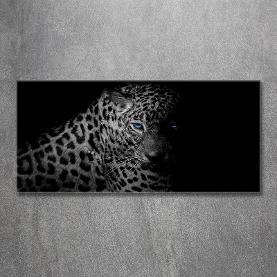 Foto glasbild Leopard