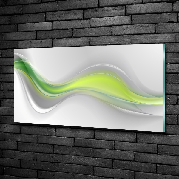 Bild auf glas Abstrakte Wellen