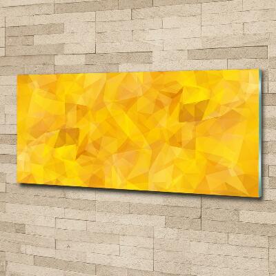 Glasbild Abstrakte Dreiecke