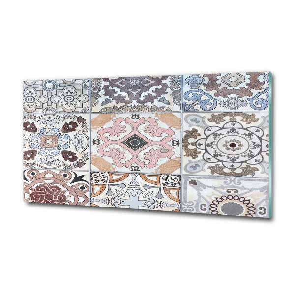 Glasbild Keramikfliesen