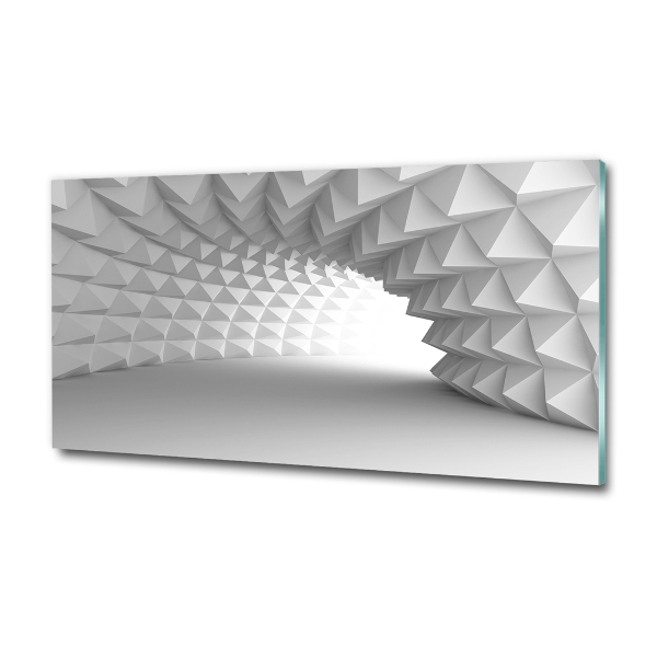 Glasbild Abstrakter Tunnel