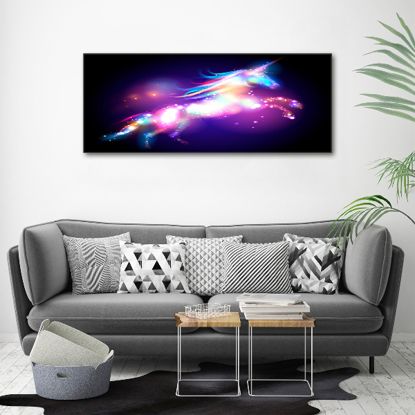 Foto glasbild Einhorn