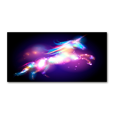 Foto glasbild Einhorn