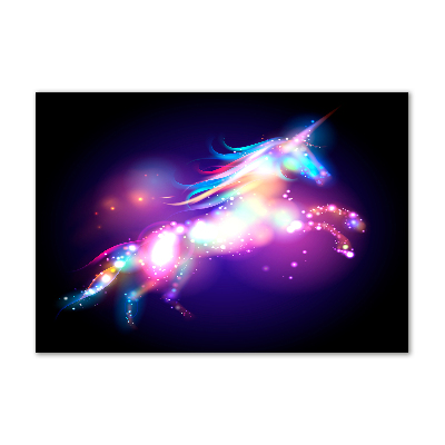 Foto glasbild Einhorn