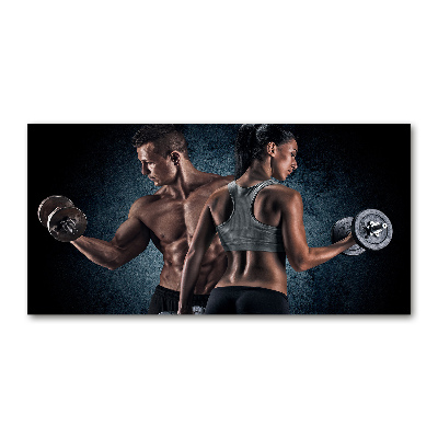 Bild auf glas Muskelaufbau