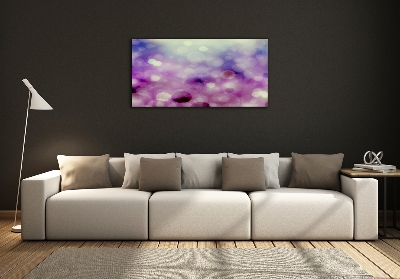 Foto glasbild Lila Felgen