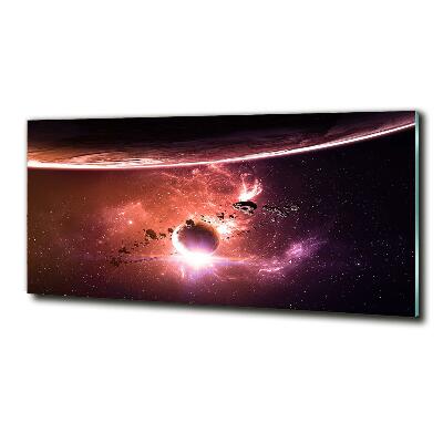 Foto glasbild Galaxis