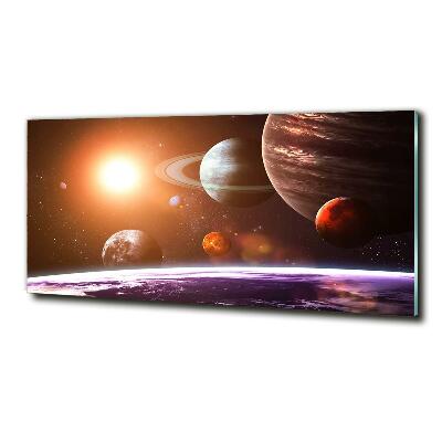 Glasbild Sonnensystem