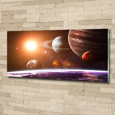Glasbild Sonnensystem