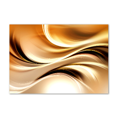 Foto glasbild Abstrakte Wellen