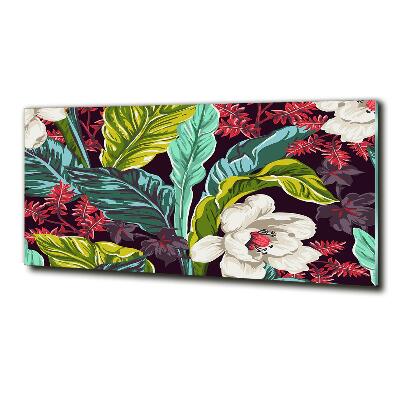 Bild auf glas Tropische Blumen