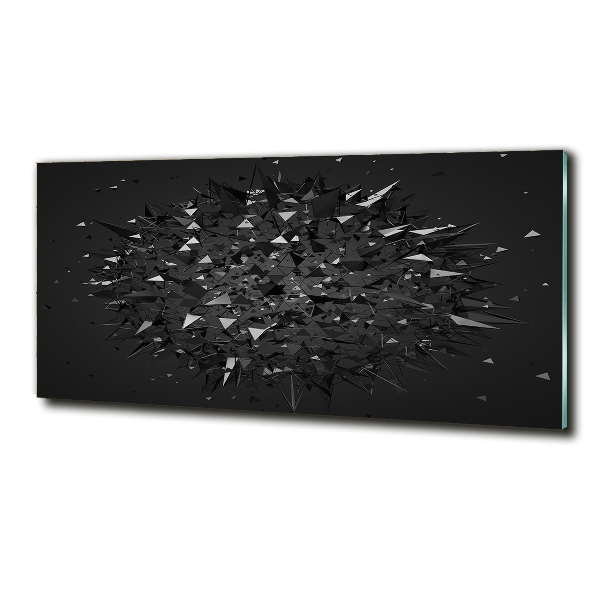 Foto glasbild 3D-Abstraktion