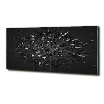 Foto glasbild 3D-Abstraktion