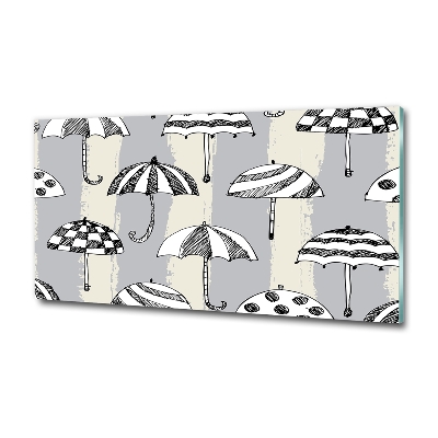 Bild auf glas Regenschirme