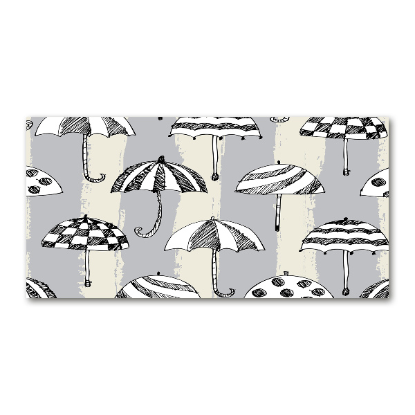 Bild auf glas Regenschirme