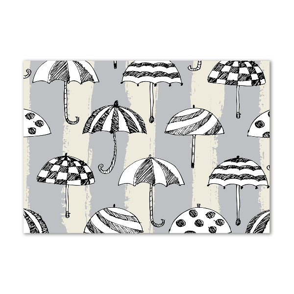 Bild auf glas Regenschirme