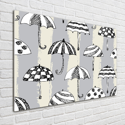 Bild auf glas Regenschirme