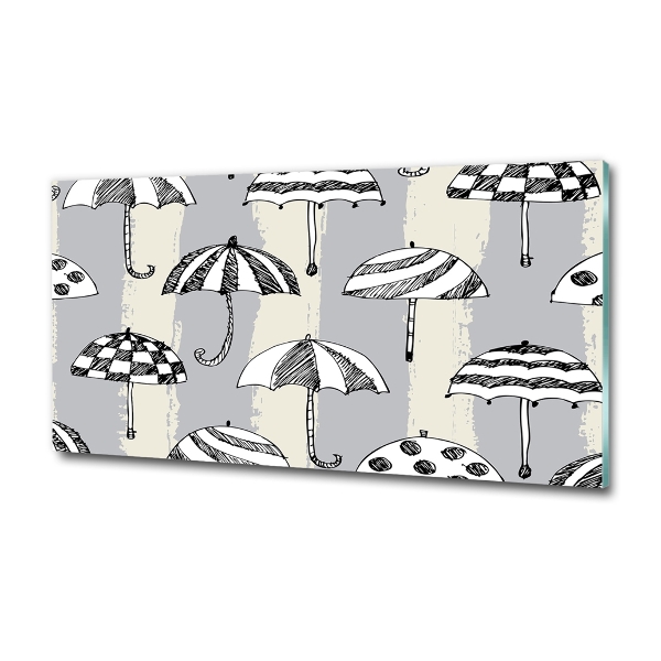 Bild auf glas Regenschirme