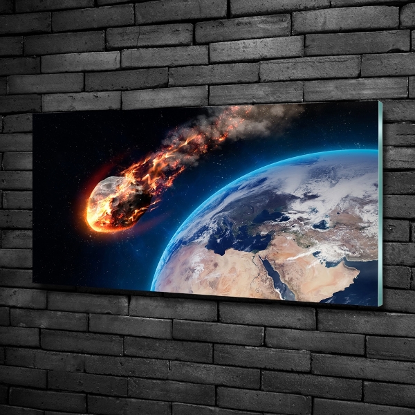 Bild auf glas Fallender Meteor