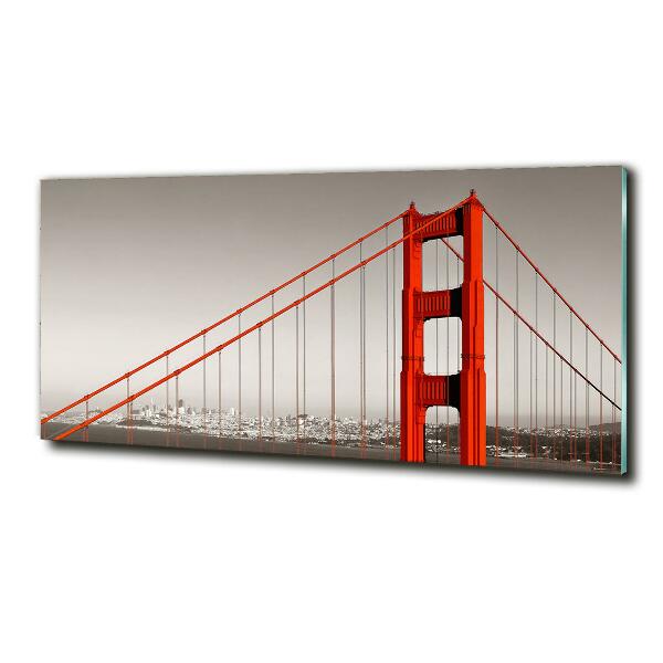 Bild auf glas San Francisco Brücke