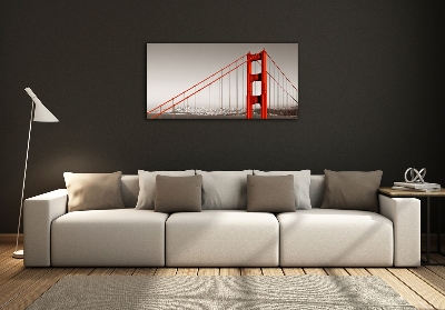 Bild auf glas San Francisco Brücke