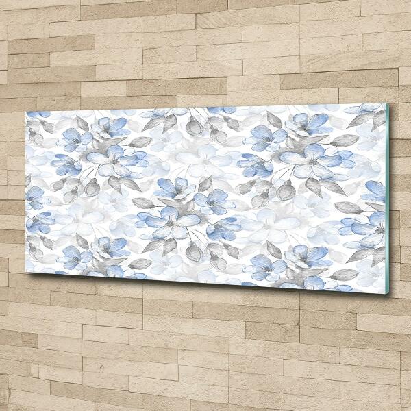 Foto glasbild Zarte Blüten