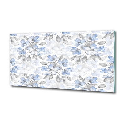 Foto glasbild Zarte Blüten