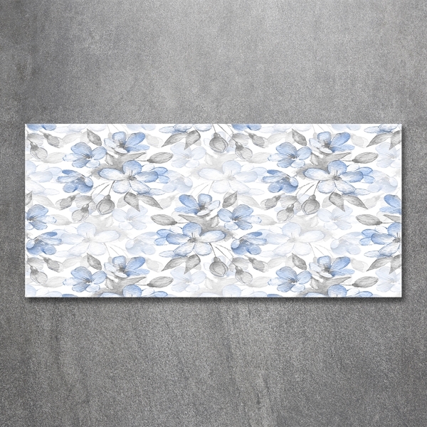 Foto glasbild Zarte Blüten