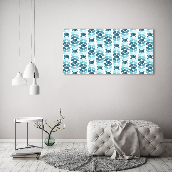 Glasbild Geometrischer Hintergrund