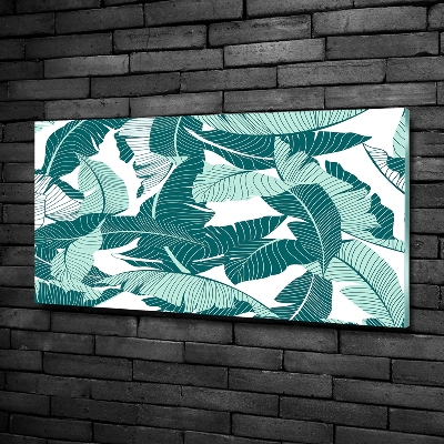 Glasbild Palmen