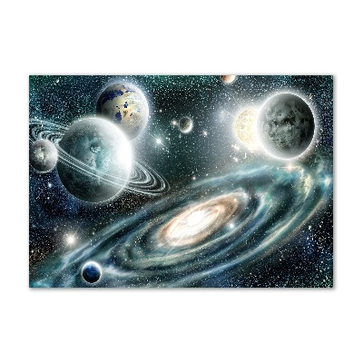 Glasbild Sonnensystem