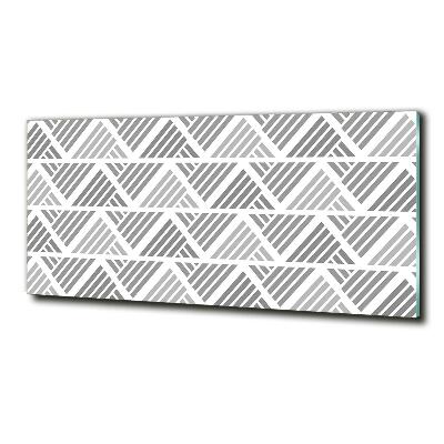 Glasbild Geometrischer Hintergrund