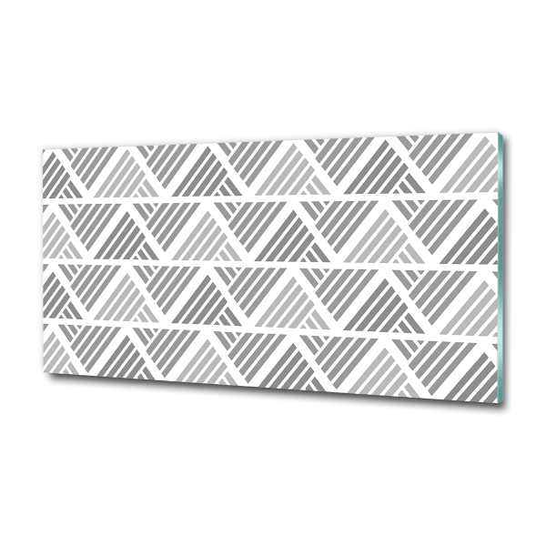 Glasbild Geometrischer Hintergrund