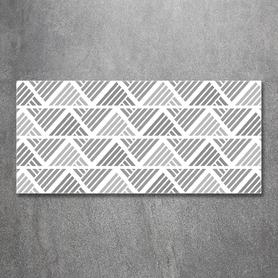 Glasbild Geometrischer Hintergrund