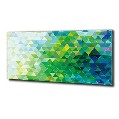 Foto glasbild Abstrakte Dreiecke