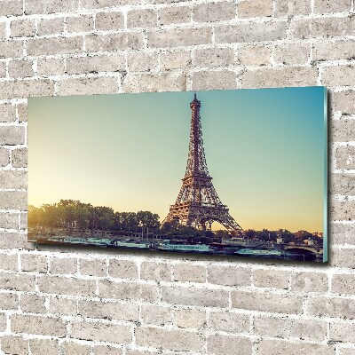 Foto glasbild Eiffelturm Paris