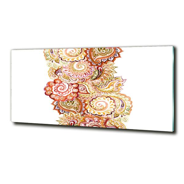 Foto glasbild Ornamente