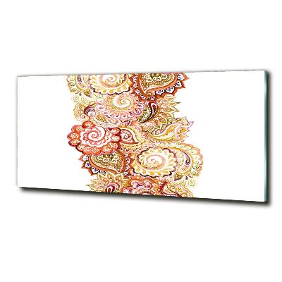 Foto glasbild Ornamente