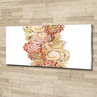 Foto glasbild Ornamente