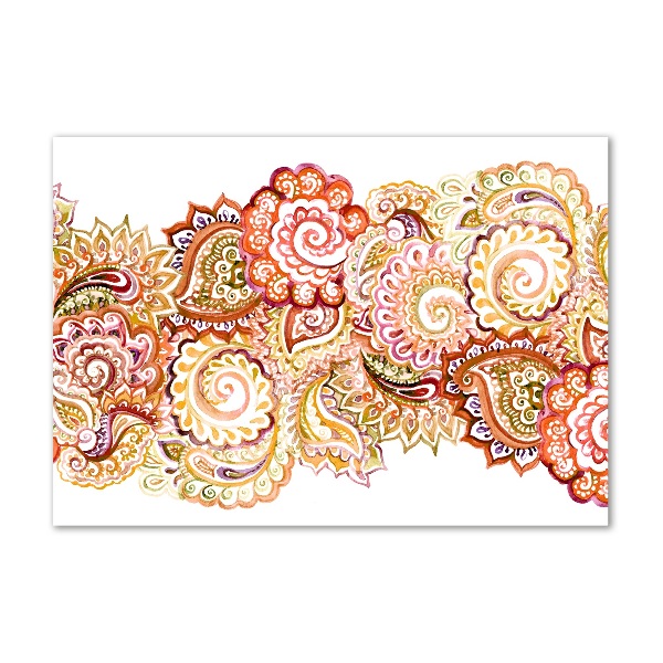 Foto glasbild Ornamente