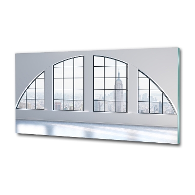 Glasbild Geräumiger Innenraum