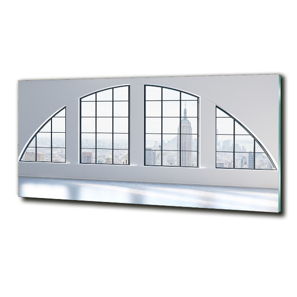 Glasbild Geräumiger Innenraum