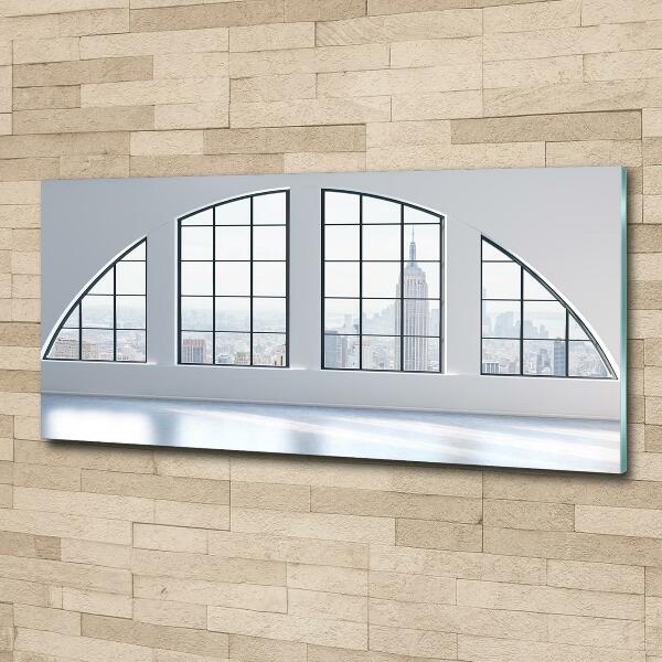 Glasbild Geräumiger Innenraum