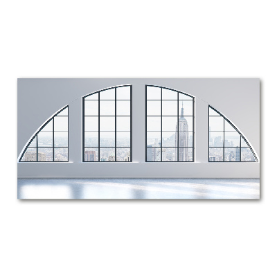 Glasbild Geräumiger Innenraum