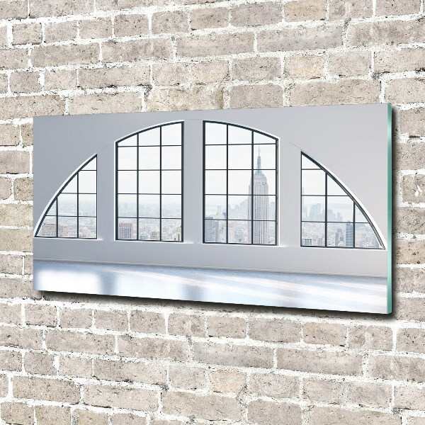 Glasbild Geräumiger Innenraum